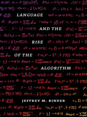 cover image of Language and the Rise of the Algorithm